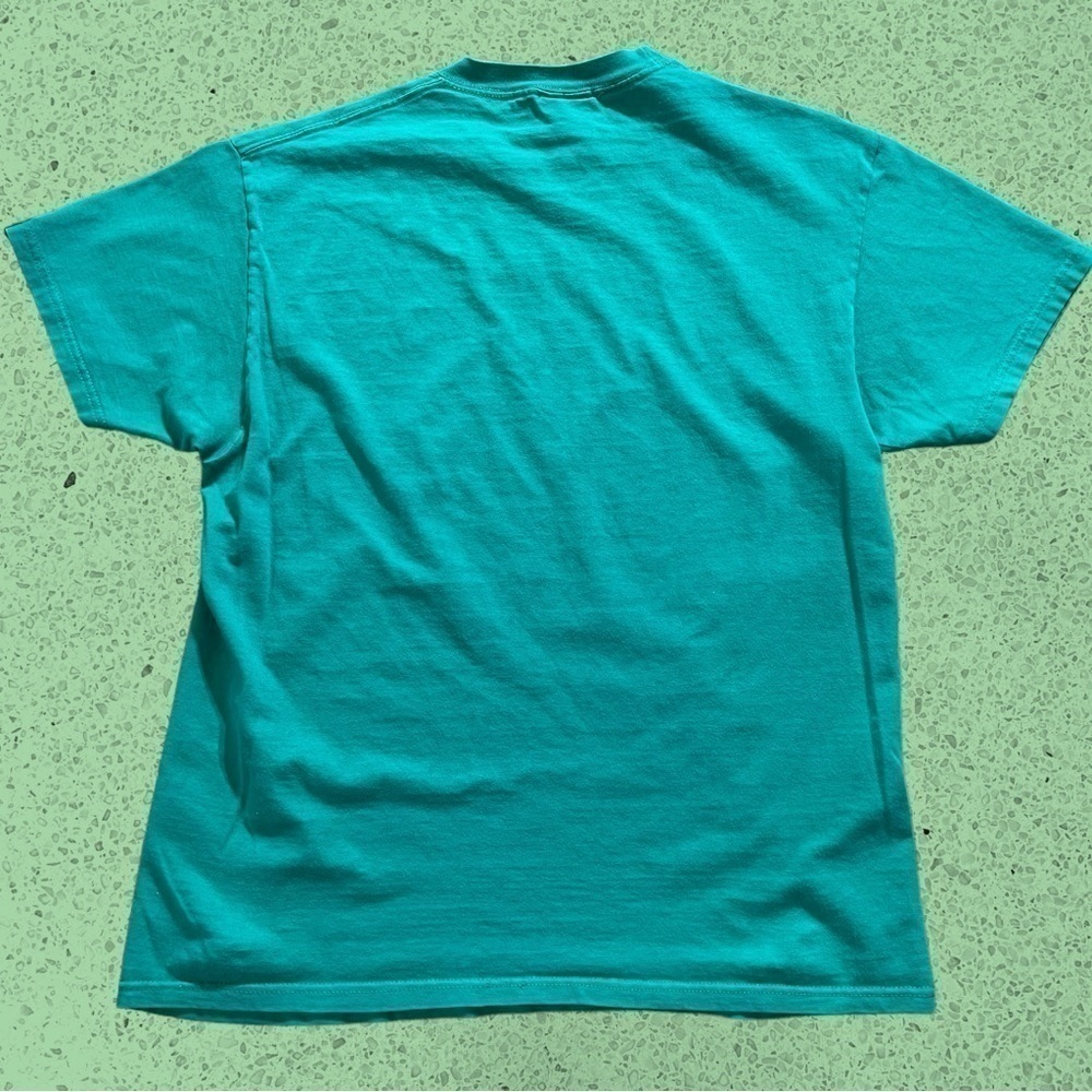 Vintage MIXWELL dj rap shirt green white mens M - Picture 5 of 6